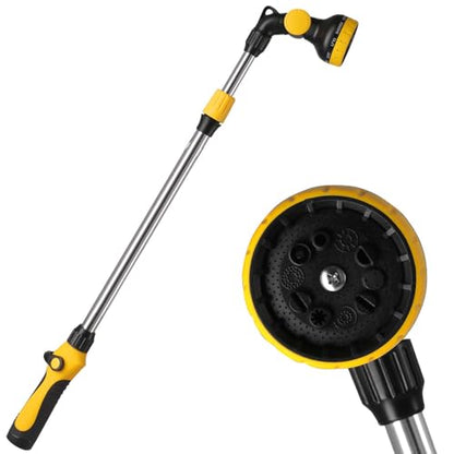 Watering Wand Extended, Telescoping Watering Lance to 26-33 Inch, Made of Aluminum Alloy Tube, Lightweight & Easy to Use in Garden, Farm or Backyard. - size: 26-33inch