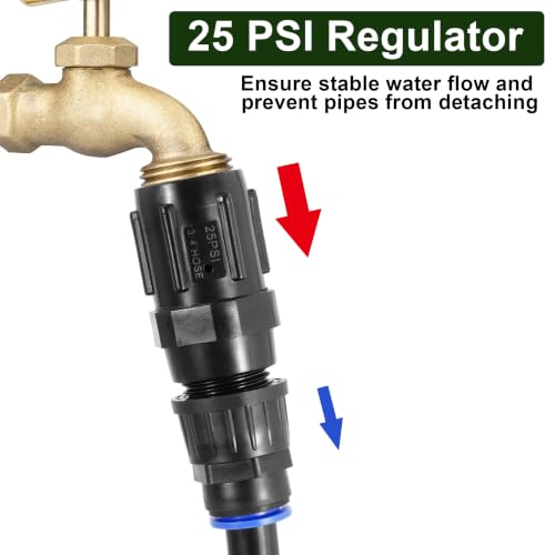 263FT Drip Irrigation System,Garden Watering Kit for Gardens,Potted Plants - size: 263FT