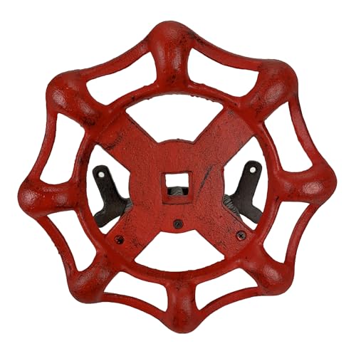 Zeckos Garden Hose Holder Faucet Spigot 11 Inch Cast Iron Red - color: Spigot - Red