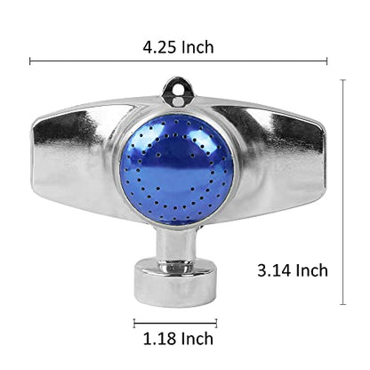 Hourleey 360 Degree Metal Spot Sprinkler, Lawn Sprinklers for Yard, Circle Pattern Sprinkler with Gentle Water Flow for Small Area Yard Lawn Garden Watering, Coverage Up to 30FT (4) - size: 4 Pack