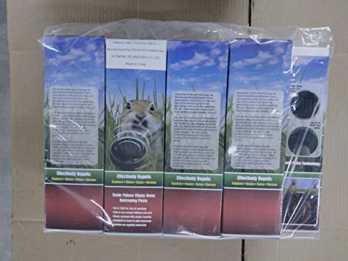 28 Pcs Solar Mole Repellent Ultrasonic Outdoor Deterrent Spikes,Round - color: Round