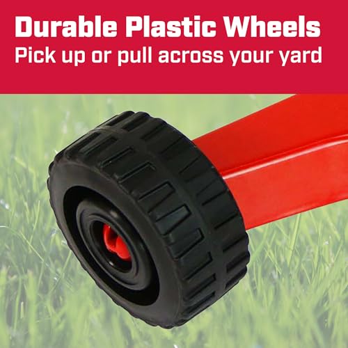Chapin Wheeled Impact Sprinkler, 360° Automatic, Up to 85 ft Coverage, Red - style: 360 Degree Sprinkler