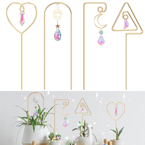 WellSign 14.17 Inch Small Trellis for Potted Plants Indoor Outdoor - color: Colorful colors
