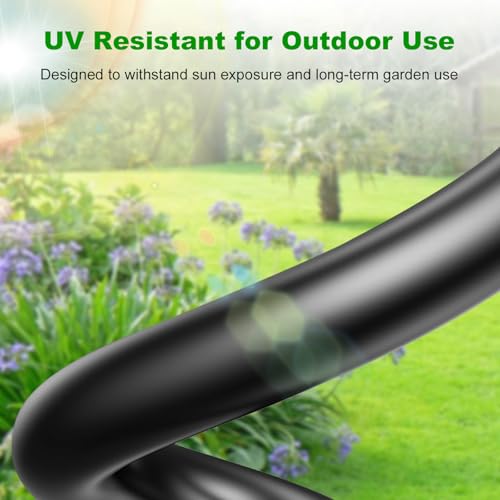 5/16 Inch Blank Drip Irrigation Tubing, 60FT Distribution Hose for Garden, Greenhouse & Raised Beds, Flexible UV-Resistant Watering Line for Drip Irrigation Systems - style: 60Ft 5/16 Tubing