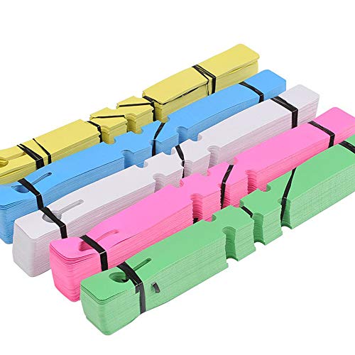 250 Pieces Plant Labels Plant Tree Tags Outdoor Waterproof Plastic Wrap Around Hanging Nursery Garden Gardening Labels Stakes Markers Reusable