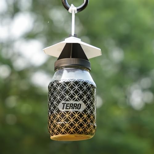 TERRO T380 Outdoor Reusable Fly Magnet Fly Trap - Poison Free Trap with Bait,(Pack of 6) - size: 6 Pack