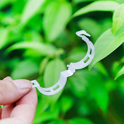200PCS Plant Support Clips, Tomato Crop Vine Fixing Clips