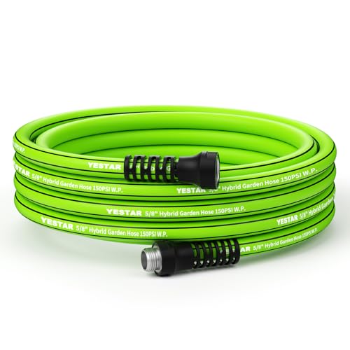 Garden Hose 15 ft x 5/8",Heavy Duty Water Hose - color: Light Green, size: 15FT