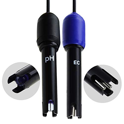 pH/EC Conductivity Meter with ATC Water Quality Tester 0.0-14.0pH / 0~19.99ms/cm Aquarium, Hydroponics Tool