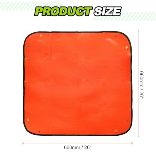 HARFINGTON 2Pcs Repotting Mat 26"x26" PE Cloth Waterproof Plant - color: Yellow, size: 26" x 26"
