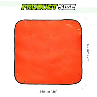 HARFINGTON 2Pcs Repotting Mat 26"x26" PE Cloth Waterproof Plant - color: Yellow, size: 26" x 26"