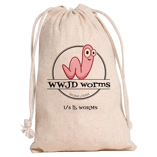 Red Wigglers Composting Worms, 1/4lb Red Worms for Composting for Gardens - size: 1/4lb