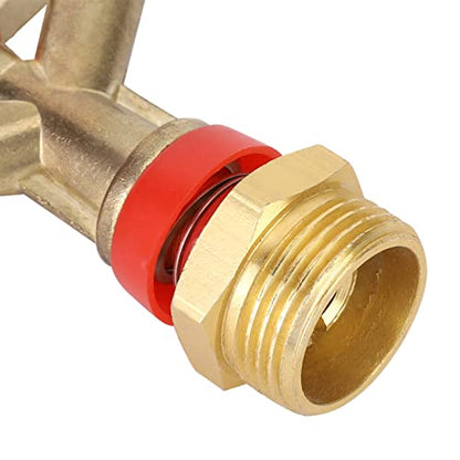 Impact Sprinkler Head, 25 mm Zinc Alloy Irrigation Garden Rocker Arm Sprinkler Nozzle Head Male Thread Watering Sprinkler Head for Yard and Grass Irrigation (1PCS) - color: 1PCS