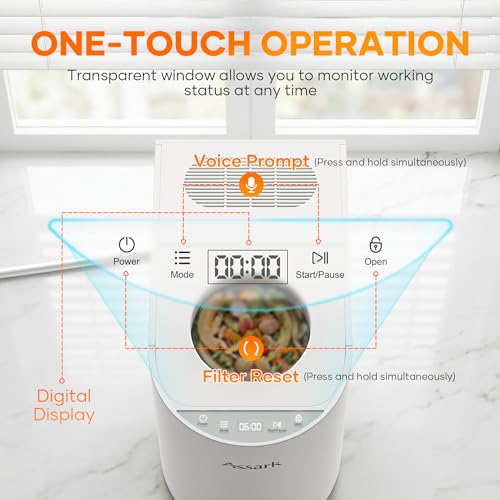 5L Electric Composter for Kitchen,2026 Smart Large Countertop Compost Bin - size: 5L