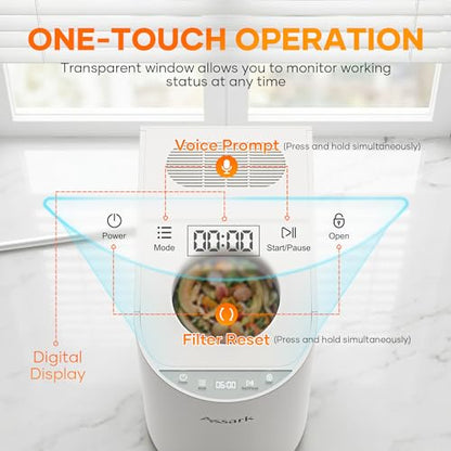 5L Electric Composter for Kitchen,2026 Smart Large Countertop Compost Bin - size: 5L