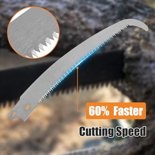 15 Inch Pole Saw Blade Compatible with Fiskars Pruning Saws and Tree Pruners, Pruning Saw Blade with Power Tooth Design