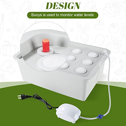 MAOPINER Indoor Hydroponic Grow Kit 12 Sites Deep Water Culture System