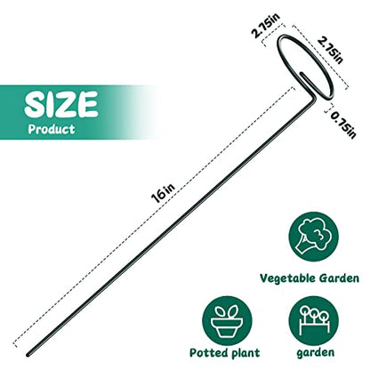 7 Pack Plant Support Stakes with 10 Clips