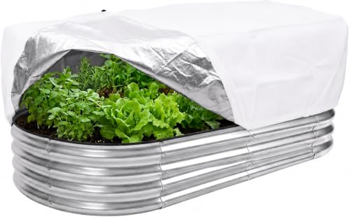 Raised Bed Winter Frost Cover with Aluminum Liner, Plant Freeze Protection - color: 1 Pcs
