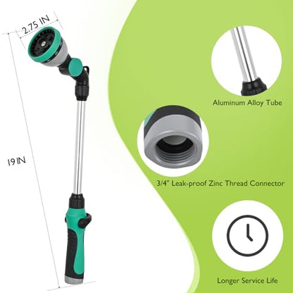 Yesker 21-Inch Watering Wand for Garden Hose, Long Hose Nozzle Sprayer - size: 21 Inch