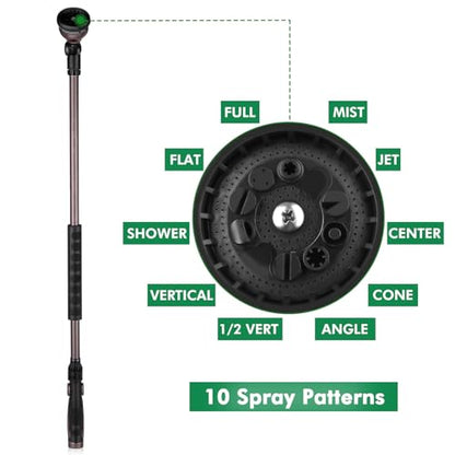 RESTMO 36” Watering Wand for Garden Hose, Heavy Duty Hose Sprayer Nozzle - color: Oil Rubbed Bronze