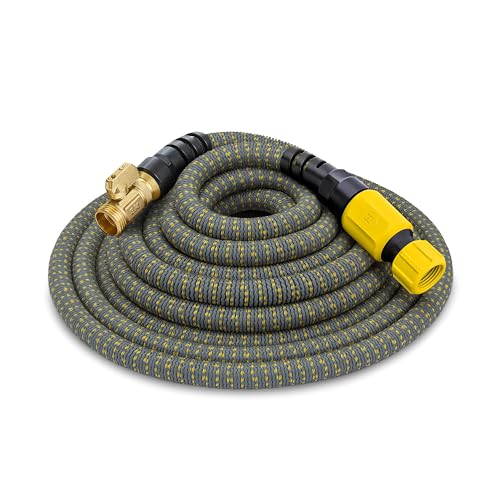 HydroTech 100 ft Expandable Burst-Proof Garden Hose, 5/8 in Diameter - size: 100 Feet