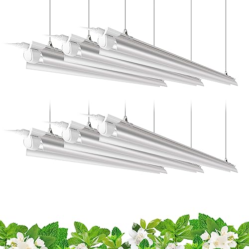 Barrina Plant Grow Lights, 4FT 5000K Full Spectrum Daylight White, 6 Packs - size: 4FT