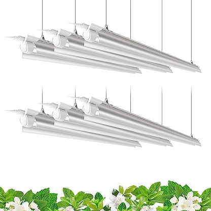 Barrina Plant Grow Lights, 4FT 5000K Full Spectrum Daylight White, 6 Packs - size: 4FT