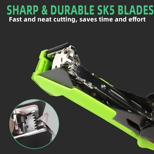 Plant Tying Machine, Lightweight Plant Tying Tape Tool to Tie Up Vine Quickly, Tie Tapener Gun with Tapes and Staples Green - style: Green