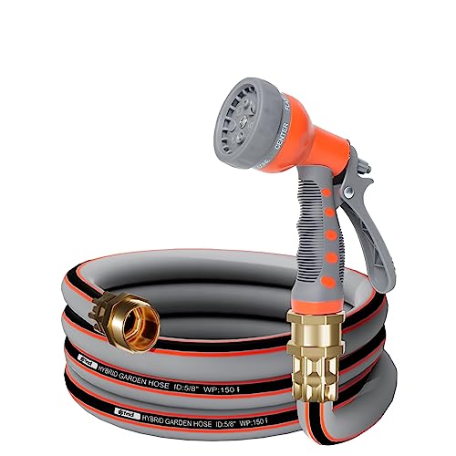 Garden Hose 10 ft 5/8,Heavy Duty Rubber Water Hose - size: 10ft