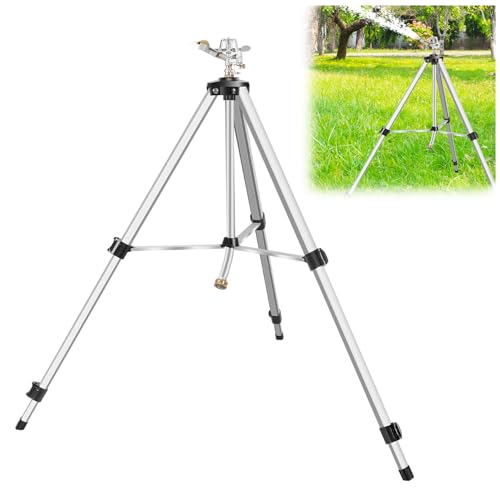 Heavy Duty Impact Sprinkler on Tripod Base,50 Inch Tripod Sprinkler - size: 50in