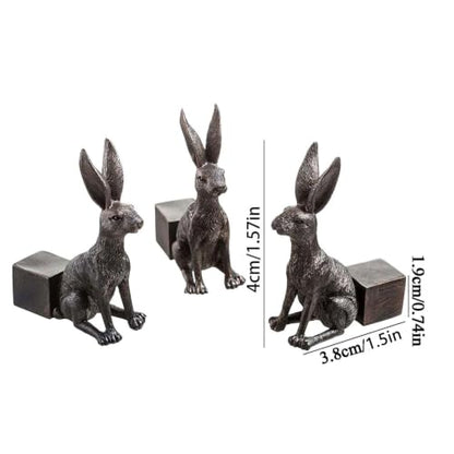 3PCS Resin Rabbit Pot Feet for Outdoor Planters Decorative Planter Feet