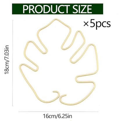 5PCS Metal Plant Stem Support-Monstera Stabilizer Grapple Holder - size: 7.03*6.25IN