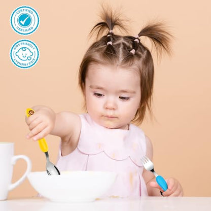 Lehoo Castle Toddler Utensils, 6-Pieces Kids Silverware Set (Lion) - color: Green