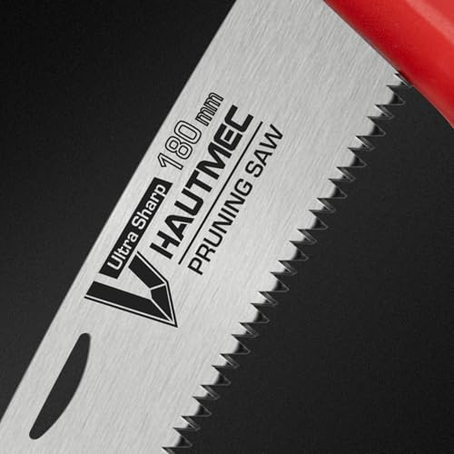 HAUTMEC 7" Folding Pruning Hand Saw for Tree, Garden & Camping