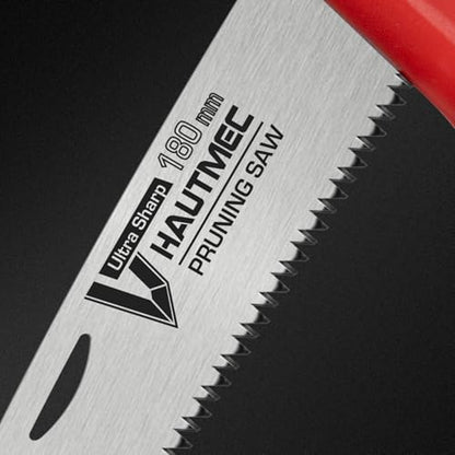 HAUTMEC 7" Folding Pruning Hand Saw for Tree, Garden & Camping