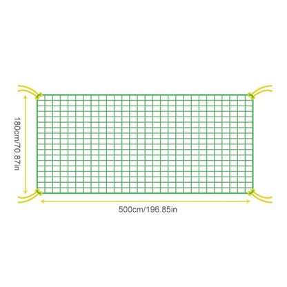 Garden Trellis Netting Plant Support Mesh Heavy Duty Climbing Lattice Square Grid Screen for Vine Vegetable Cucumber (Green) - color: Green