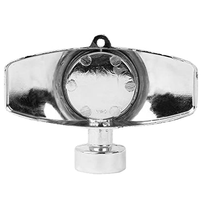 Hourleey 360 Degree Metal Spot Sprinkler, Lawn Sprinklers for Yard, Circle Pattern Sprinkler with Gentle Water Flow for Small Area Yard Lawn Garden Watering, Coverage Up to 30FT (4) - size: 4 Pack