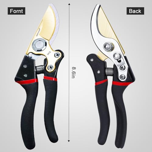 Gardening shears for pruning garden shrubs and harvesting flowers, fruit - style: Japanese Garden Pruning Shears