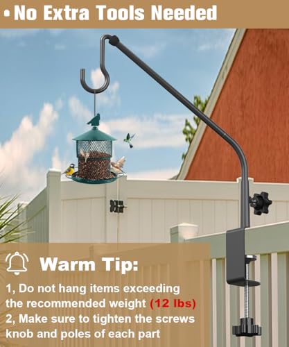 20 Inch Extended Reach Deck Hook Hanger for Railing, 1 Pack - size: 20 Inch 1 Pack