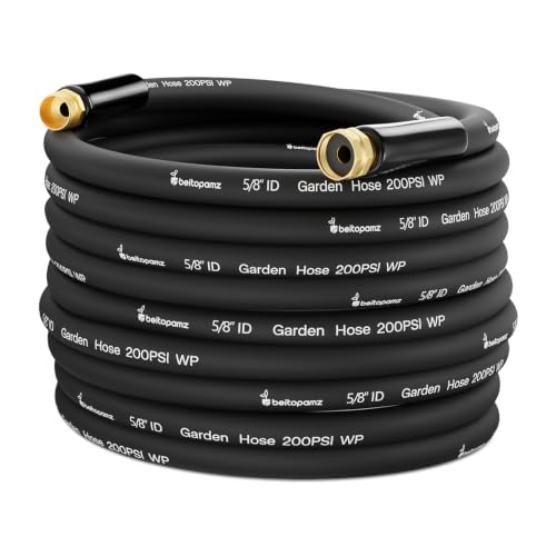 Beitopamz 100 ft Garden Hose, Flexible and Durable, Leak-Free Connections - size: 100ft Male to Female
