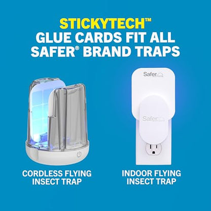 Safer Home Catch 360° Cordless Flying Insect Trap - size: 1 Cordless Trap + 6 Glue Cards
