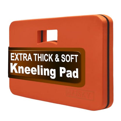 Garden Kneeling Pad, 1.2" Thick EVA Foam Knee Cushion for Gardening - color: Orange&Black