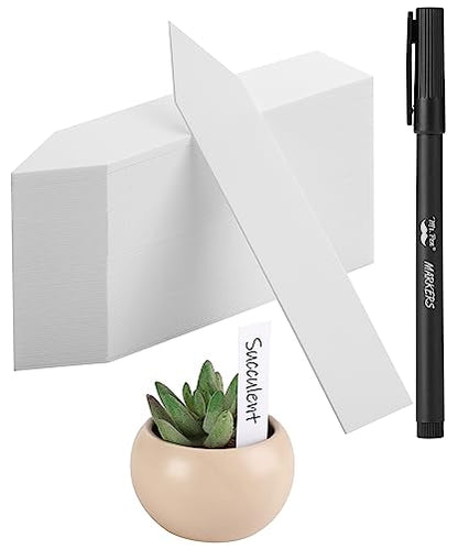 Mr. Pen- Plastic Plant Labels, 100 Pcs, 4“, White - color: White Plant Labels