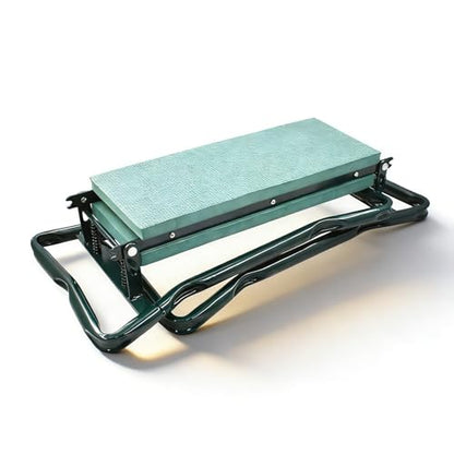 Garden Kneeler Seat Gardening Stool Bench Foldable Portable Knee Stools with Tool Bag Pouch Soft EVA Foam Kneeling Pad