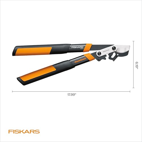 Fiskars 18” PowerGear2 Garden Bypass Loppers, 1.5" Capacity Tree Trimmer - style: 18 in