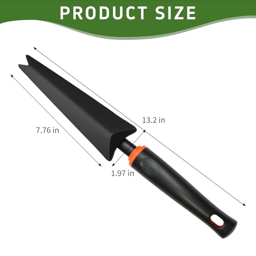 Garden Trowel, Portable Garden Weeder Tool, Gardening Trowel for Vegetable Gardening Backyard Farm Planting(Black Shovel) - color: Black Shovel