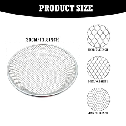 Soil Sifter for Gardening 3 Pack Garden Sieve Set with 3 Mesh Sizes