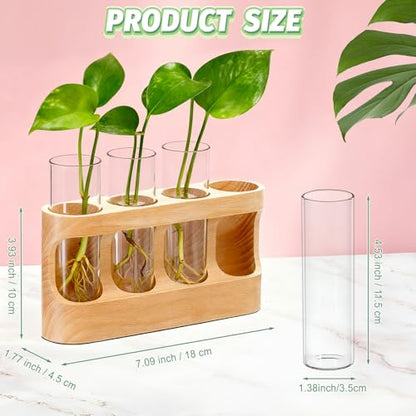 Plant Propagation Station with Wood Stand, 3-Mode 9-Level Adjustable Lights