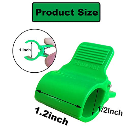 Greenhouse Clamps for 1/2 Inch PVC Pipe, Greenhouse Hoops,Support Frame, Grow Tunnel,Plant Support Garden Stakes.For Fixing Plant Cover, Garden Plastic Sheeting, Film Row Cover, Net(60 Pcs in 2 boxes) - size: for 1/2 inch PVC Pipe (Pack of 2)